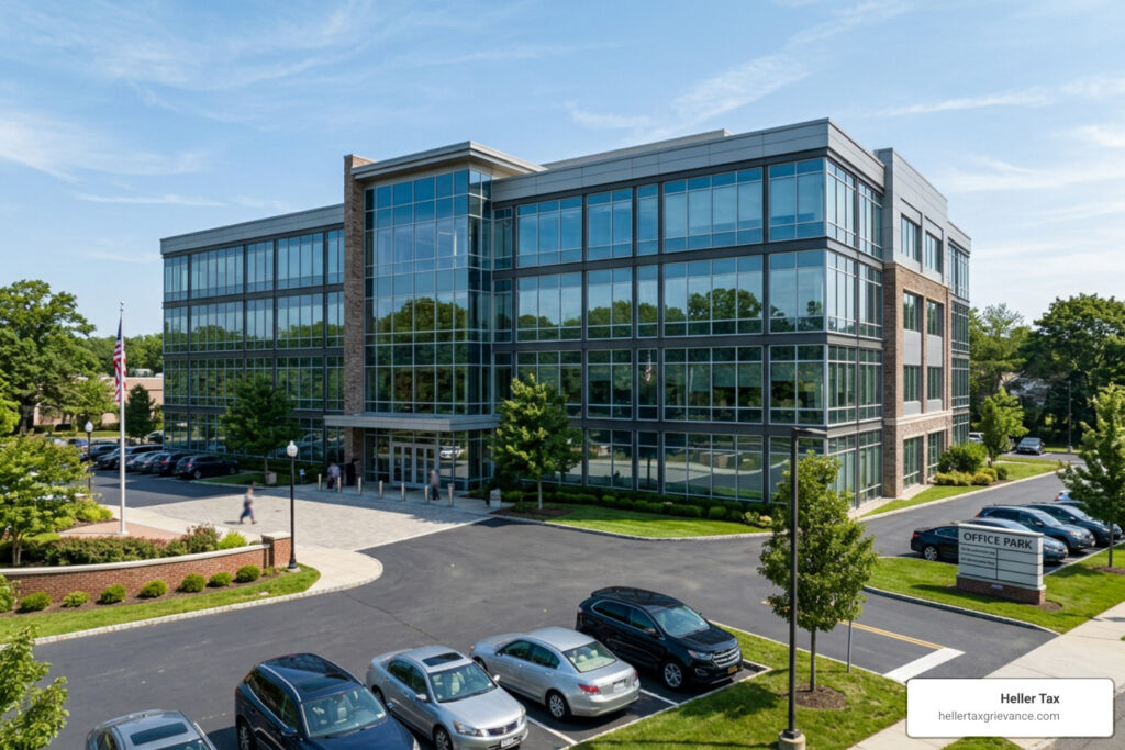 commercial tax grievance Long Island office building property assessment