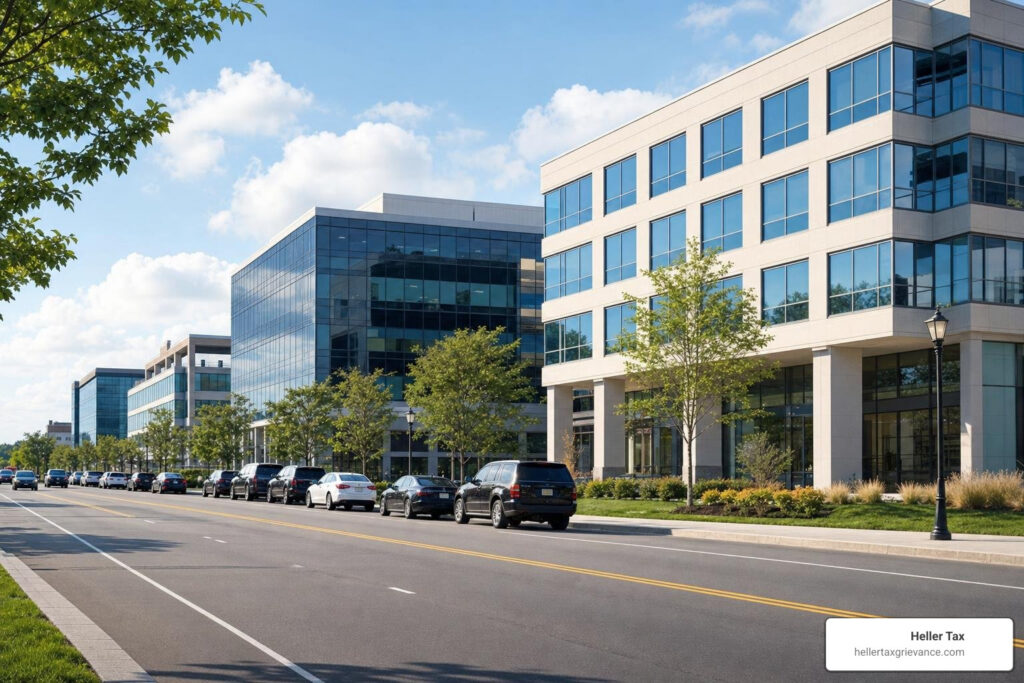 Nassau County commercial district property taxes